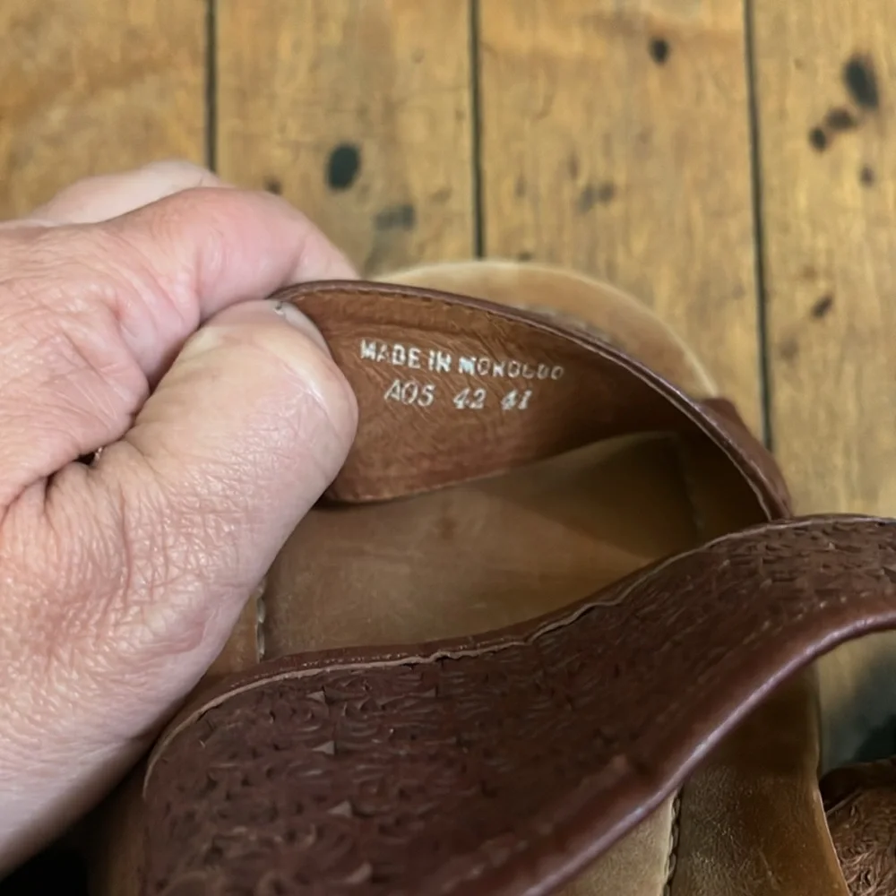 Dansko Lydia platform brown sandals